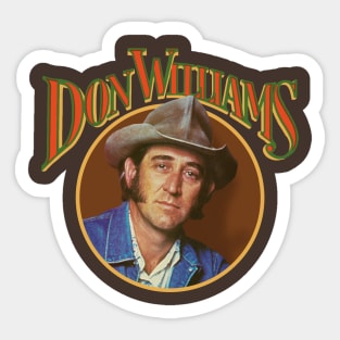 Don Williams ))(( Classic Country Icon Tribute Sticker